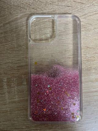 Funda iPhone 13 Pro Max Glitter Estrellas