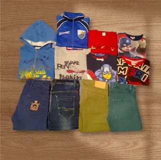 Lotto 11 pezzi bimbo 140/146 cm