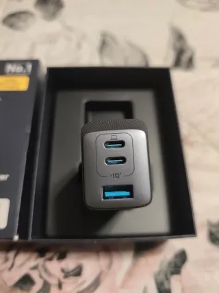 Carregador Anker 65W 3 Portas GaNPrime