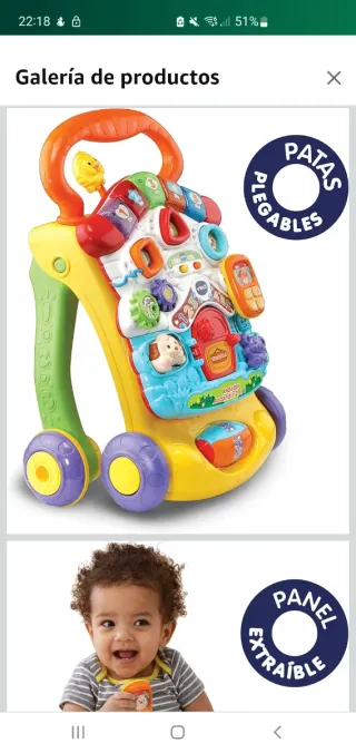 Andador correpasillos Vtech bebé