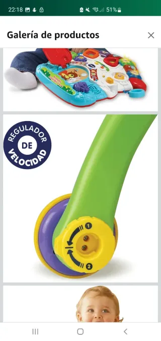 Andador correpasillos Vtech bebé