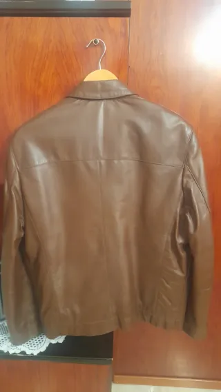 Chaqueta Piel Bovina Hombre Talla M
