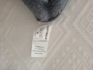 Pijama Gato Cinza e Branco