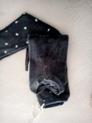 Pijama Gato Cinza e Branco