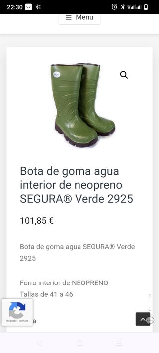 Botas termicas Neopreno