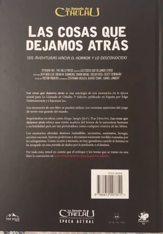 Las cosas que dejamos atrás/ La llamada de Cthulhu