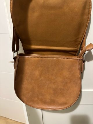Bolso bandolera mujer marrón