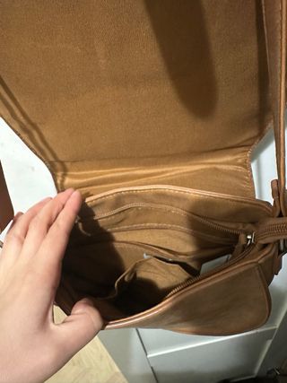 Bolso bandolera mujer marrón