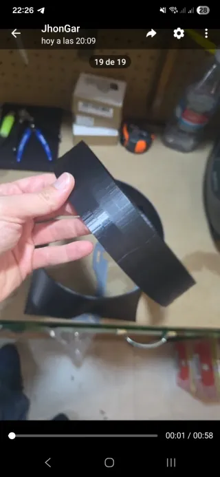 Adaptador Salida Asics a Tubo PVC 200mm