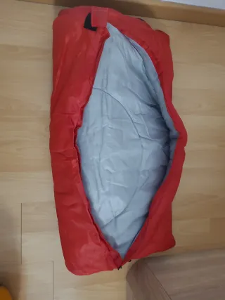Saco de dormir adulto rojo
