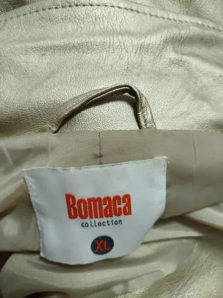 Cazadora corta mujer champagne