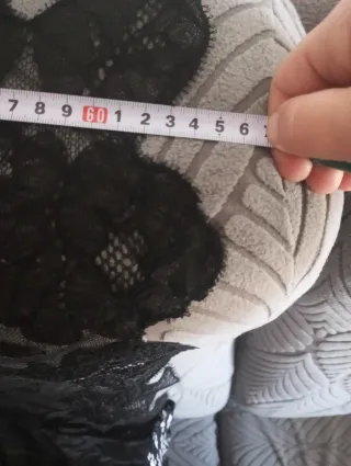 Mantilla de encaje negro