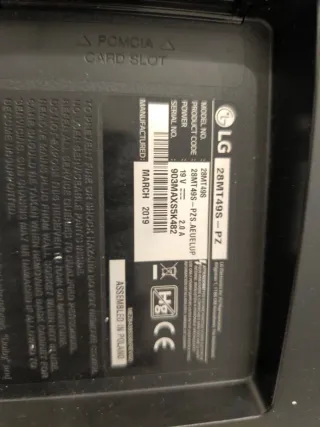 Televisor LG 28MT49S-PZ 27 pulgadas Negro