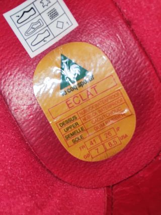 LimitEDitions X Le Coq Sportif/ Sneakers rojas 41