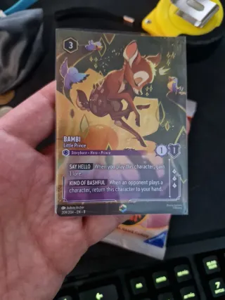 Carta Lorcana Bambi Encantada