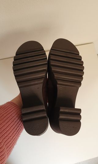 Zapatos de ante con plataforma