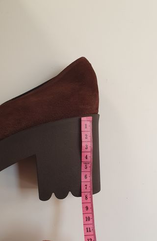 Zapatos de ante con plataforma