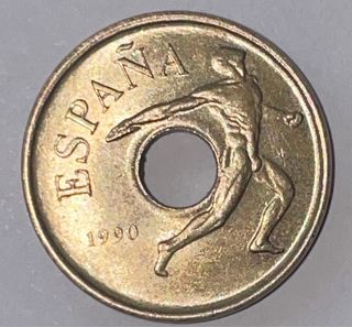 Moneda 25 pesetas Barcelona 92