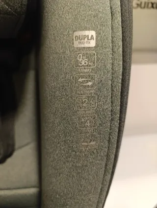 Silla coche Babyauto dupla Isofix Gris