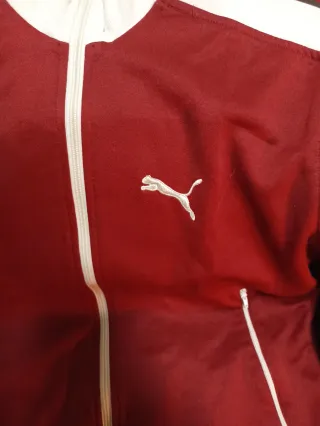 Chaqueta deportiva Puma 90s Roja y Blanca