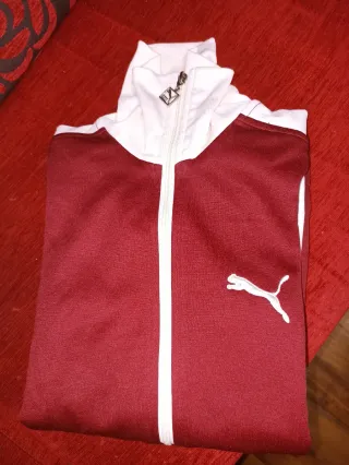 Chaqueta deportiva Puma 90s Roja y Blanca
