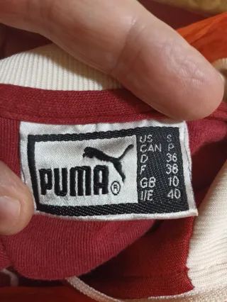Chaqueta deportiva Puma 90s Roja y Blanca