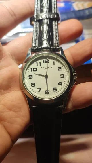 Reloj Azzaro París Plata y Negro