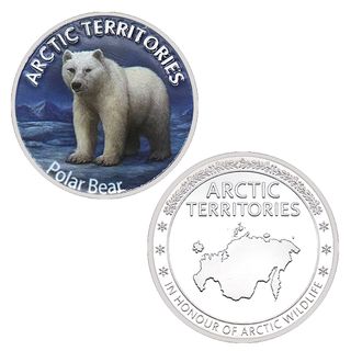 ÁRTICO 8 MONEDAS CONMEMORATIVAS DE COLECCIÓN