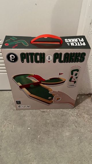 Juego Pitch & Plakks Mini Golf Madera