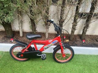 Bicicleta Disney Cars Roja 14