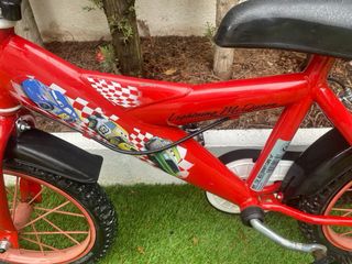 Bicicleta Disney Cars Roja 14