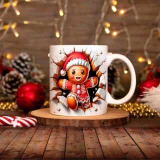 Taza cerámica Navidad Stitch
