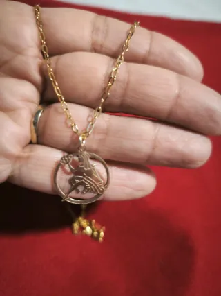 Cadena y Dije Laminado Oro 14/20 KL