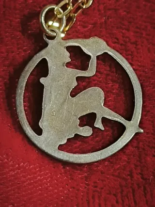 Cadena y Dije Laminado Oro 14/20 KL