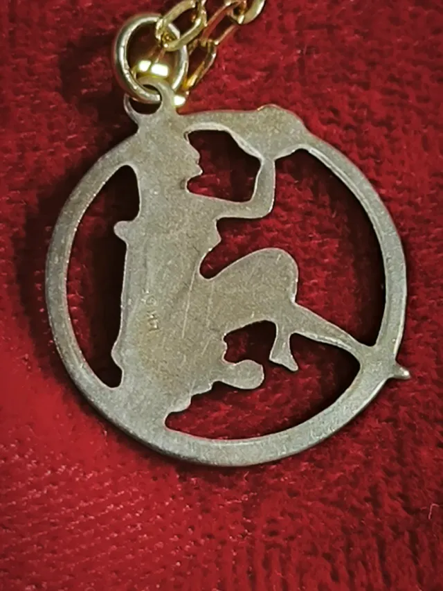 Cadena y Dije Laminado Oro 14/20 KL