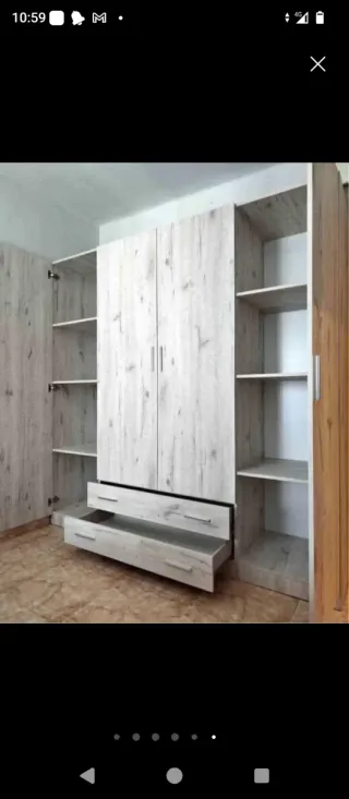 Armario modular madera