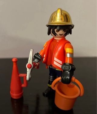 Playmobil Jefe Bomberos con Accesorios