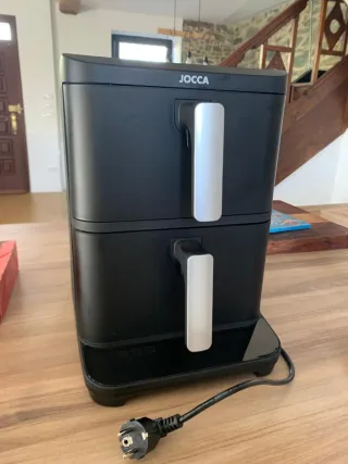 Freidora de aire 10L con 2 compartimentos