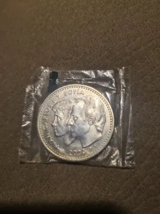 Moneda 12 Euros 2003 Plata Juan Carlos I y Sofía