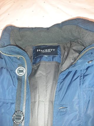 Chaquetón Hackett Plumas Talla L Azul