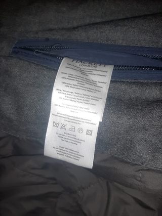 Chaquetón Hackett Plumas Talla L Azul