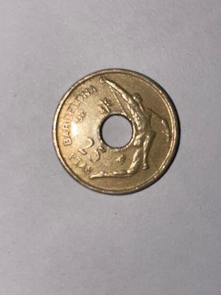 Moneda 25 Ptas Barcelona 92