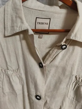 Camisa TRIBUNE Beige Talla L