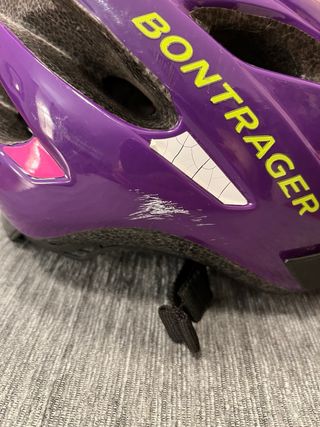 Casco Bicicleta Bontrager Niña Morado Talla S