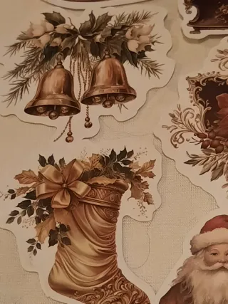 20 Autocolantes Delícias de Natal