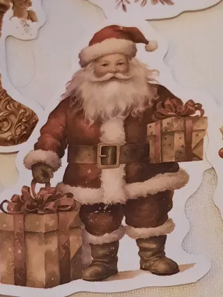 20 Autocolantes Delícias de Natal