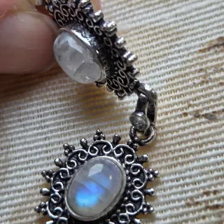 Pulsera Plata 925 Piedra Luna