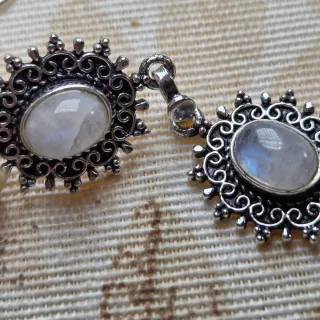 Pulsera Plata 925 Piedra Luna