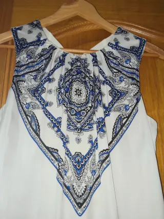 Blusa sin mangas mujer