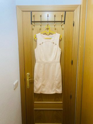 Vestido Pedro del Hierro Nude/Rosa Talla 40